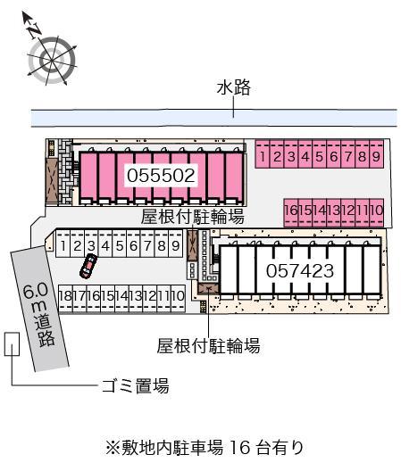 ＯＺ－４(55502)の駐車配置図