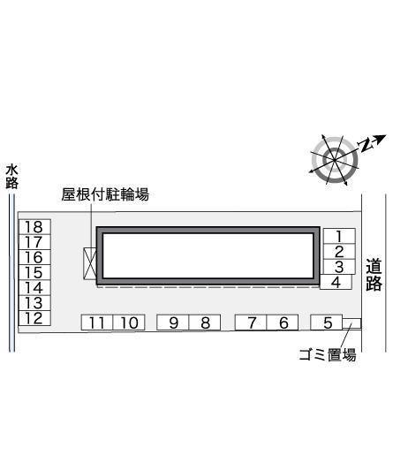 憩い(36684)の駐車配置図
