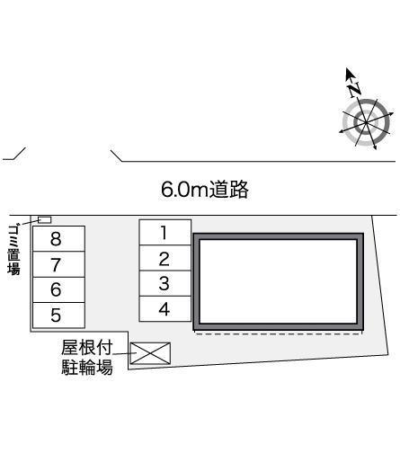 コリーヌ(30000)の駐車配置図