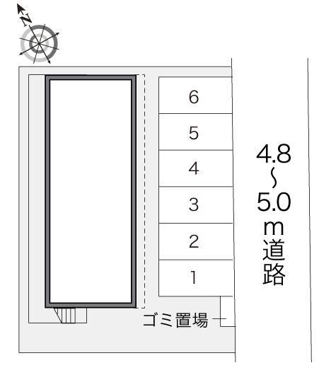 ジュネス(16714)の駐車配置図