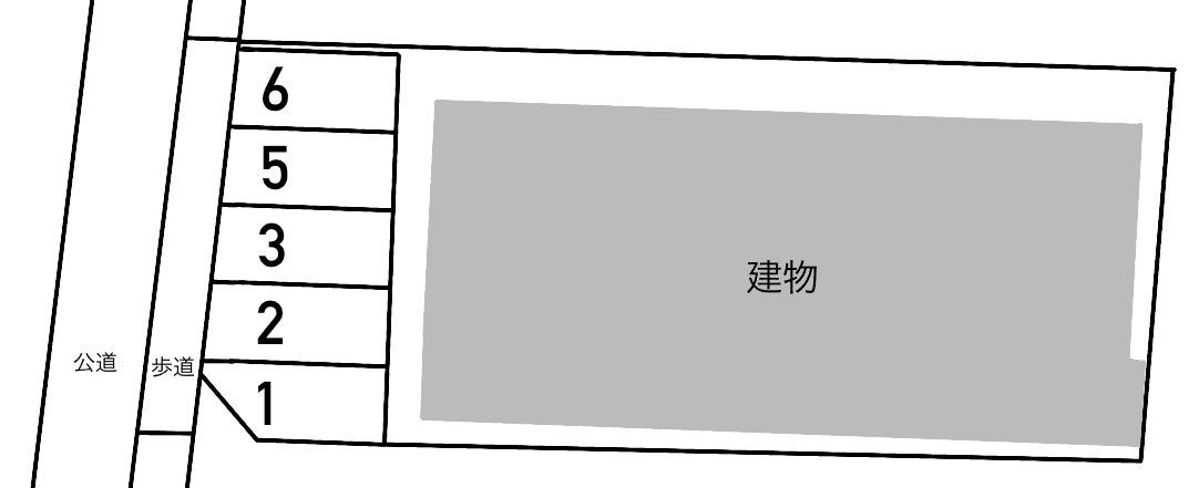 アネックスＮ・Ｋの駐車配置図