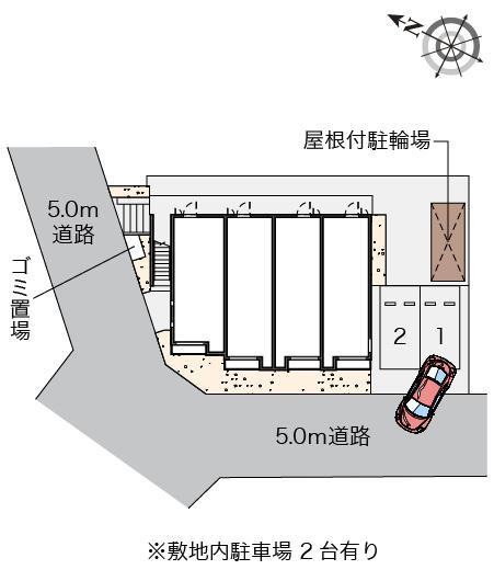 ミランダ桃(56406)の駐車配置図