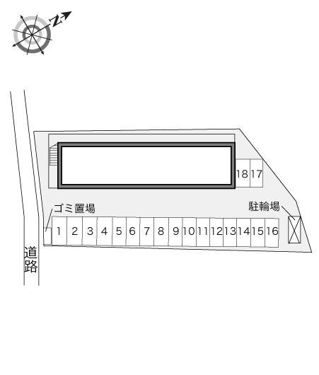 シャラポア(24882)の駐車配置図