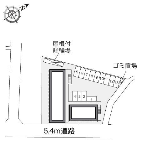 小荷田２(33857)の駐車配置図