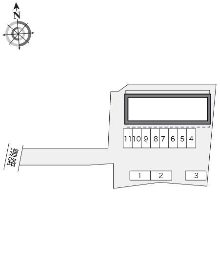 プリエール(10966)の駐車配置図