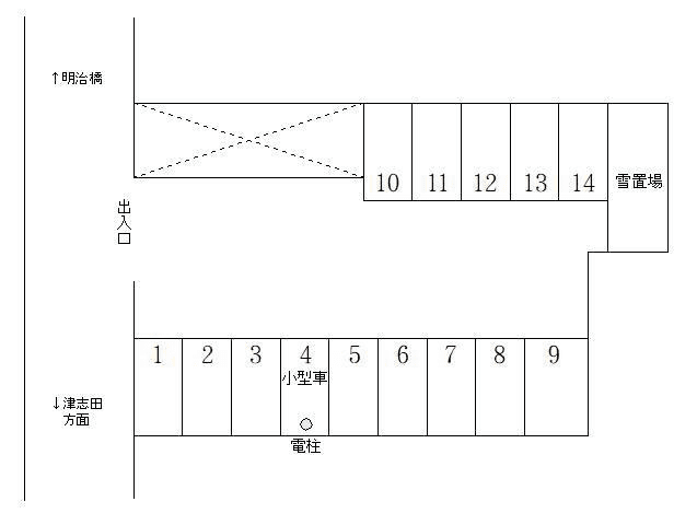 ＳＴパーキングの駐車配置図