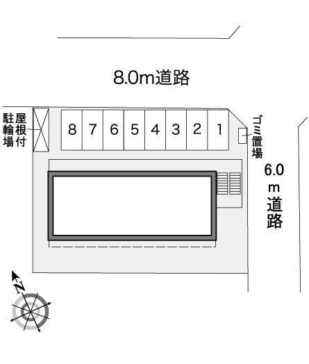 ウィッシュ日之出(30151)の駐車配置図