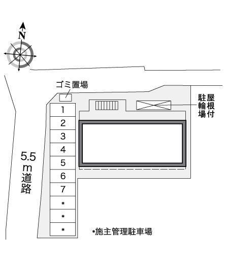 マウントテンプル(27328)の駐車配置図