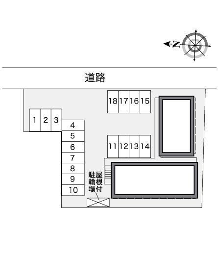 アプリコーゼ(26203)の駐車配置図