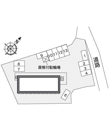 フレールⅠ(37412)の駐車配置図