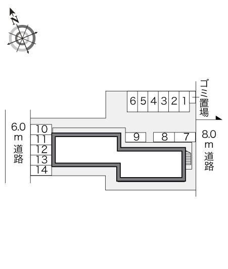 ビューテラスフジ(20553)の駐車配置図