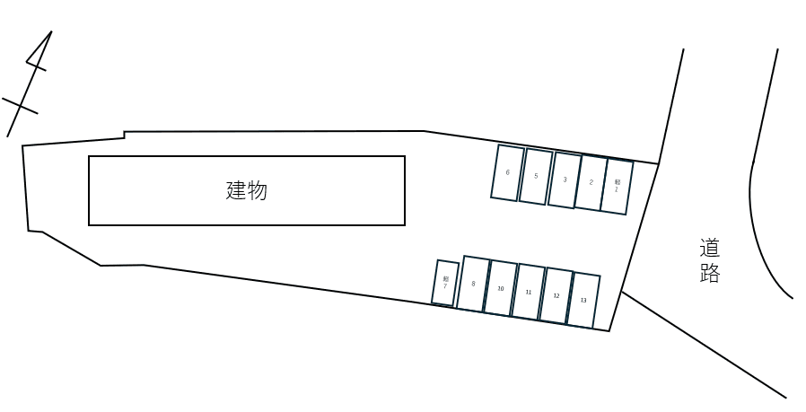 Ｓｕｎｒｉｓｅ　Ｄｒｅａｍの駐車配置図