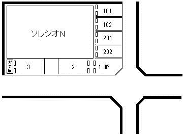ｿﾚｼﾞｵNの駐車配置図