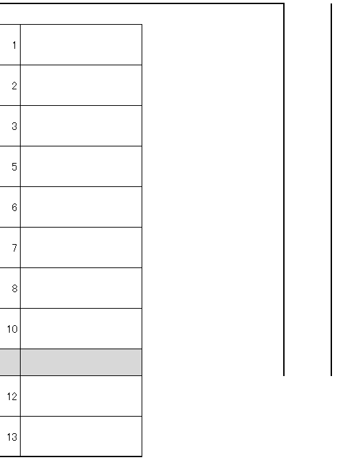 中野ガレージAの駐車配置図