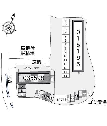 ルーチェ(35598)の駐車配置図