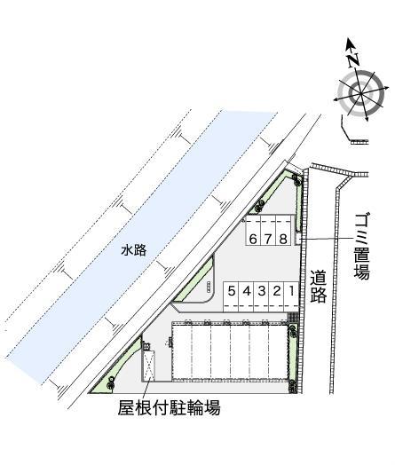 エルビエンⅢ(42815)の駐車配置図