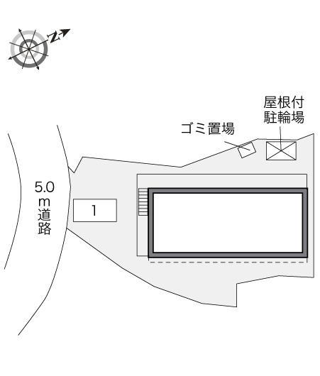 滝下Ｃ(31193)の駐車配置図