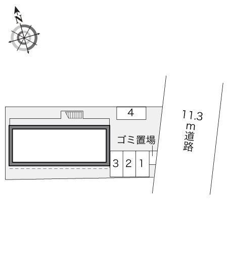 吉野原(21425)の駐車配置図