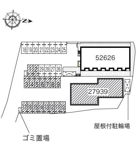 プレミール山根(27939)の駐車配置図