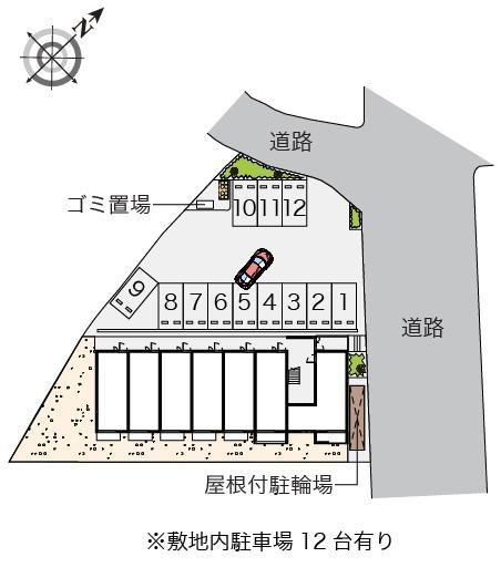 浪華Ⅲ(55390)の駐車配置図