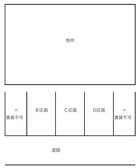 喜幸ハイムの駐車配置図