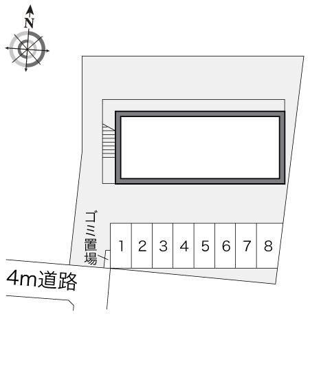ＮＩＳＨＩＧＡＩ(13556)の駐車配置図