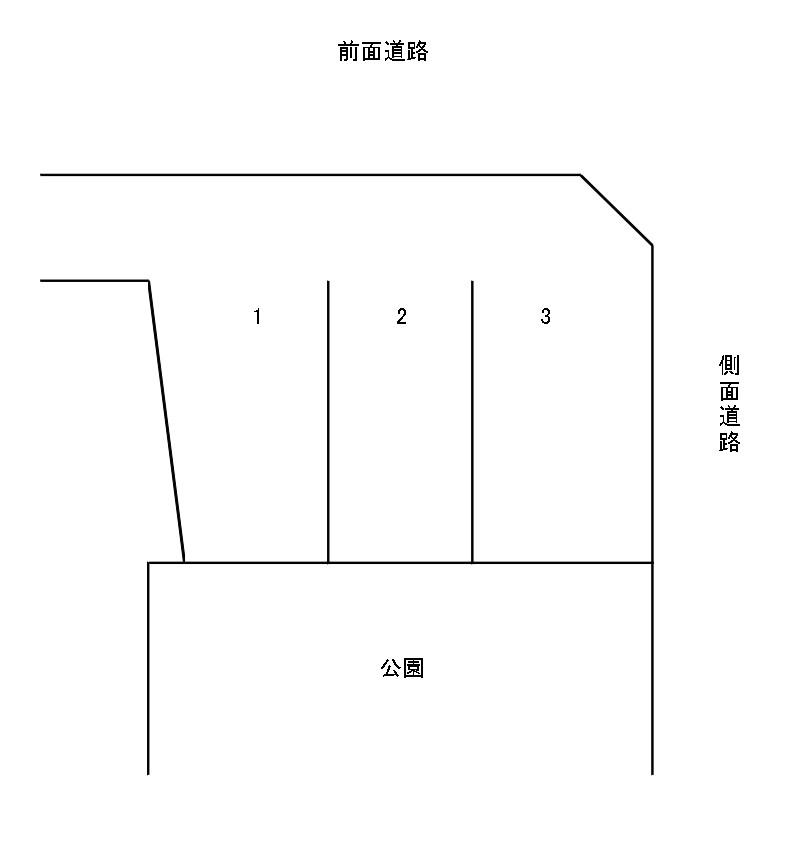 グランイル第三月極駐車場の駐車配置図