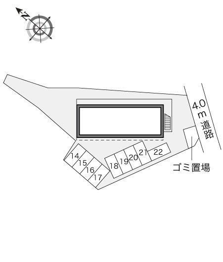 Ｍ(22582)の駐車配置図