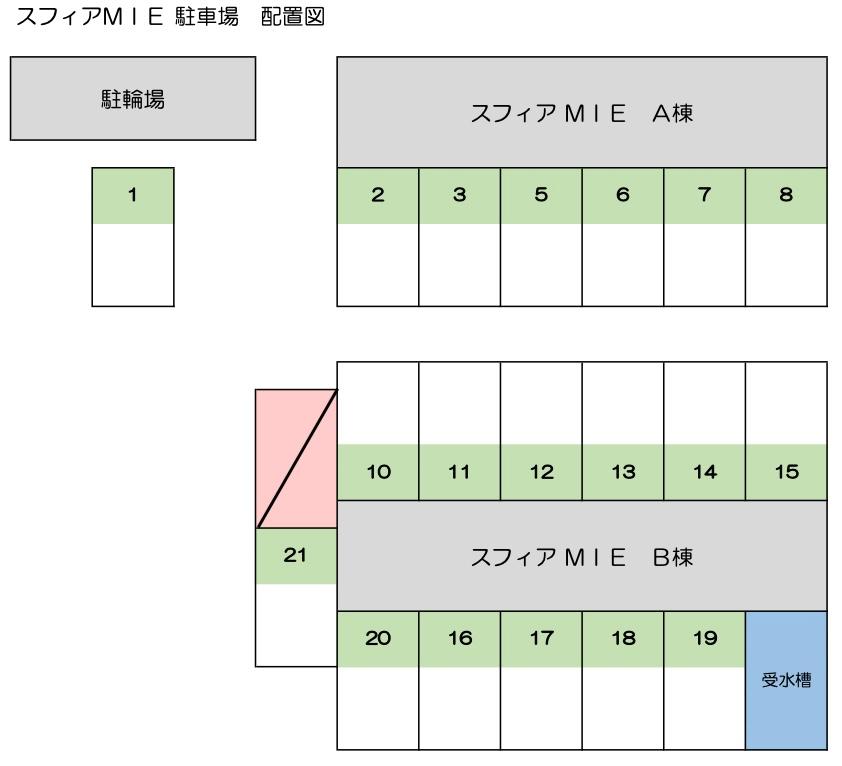 スフィアＭＩＥの駐車配置図
