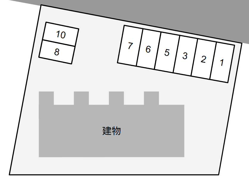 アルデバランの駐車配置図