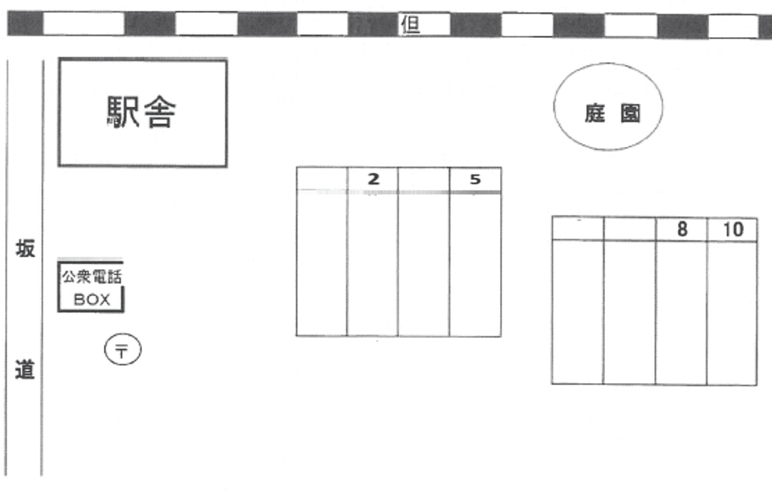ラクピーライト青倉駅の駐車配置図