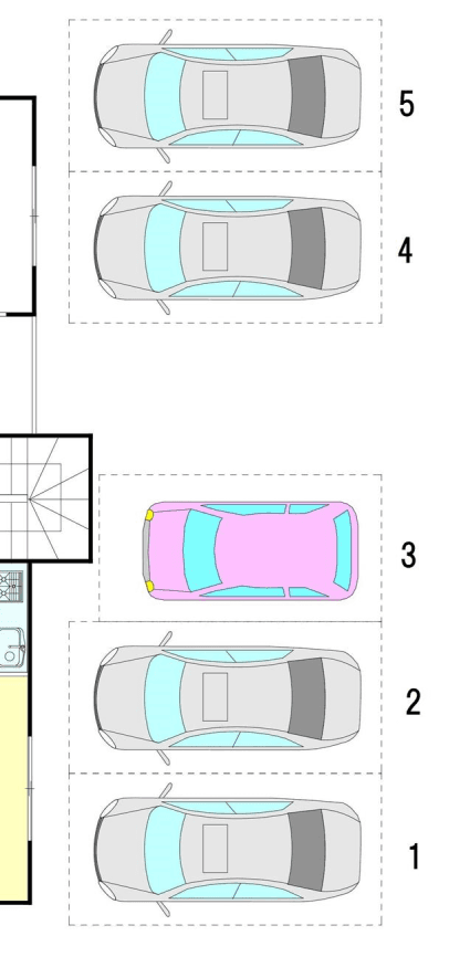 ORION22の駐車配置図