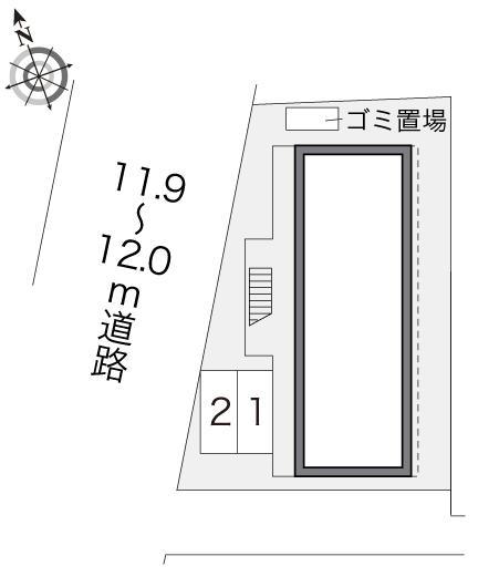 サンキエム(17005)の駐車配置図