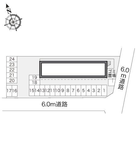 らいちょう(16803)の駐車配置図