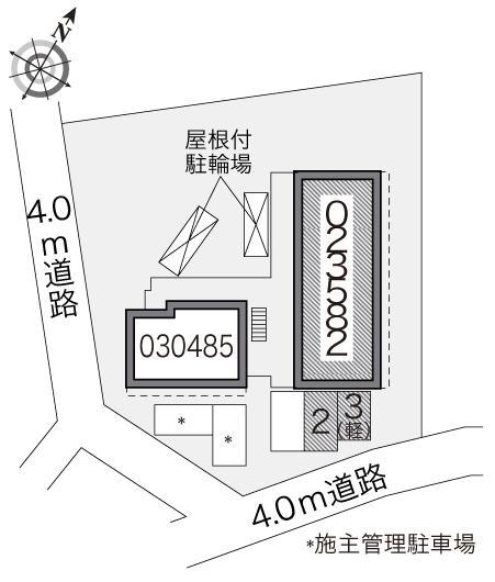 ホーホ　プラッツ(23582)の駐車配置図