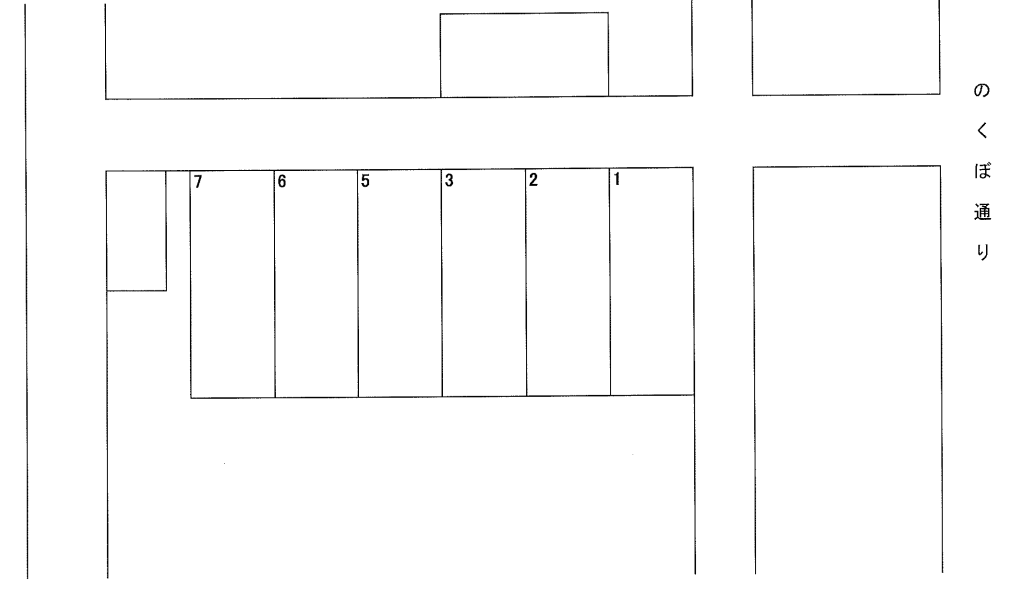 吉田東駐車場の駐車配置図