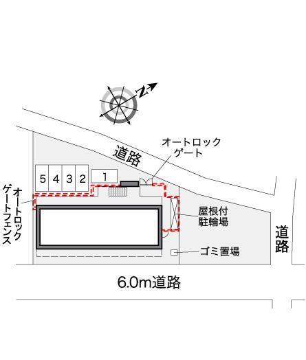 グレイス龍禅寺(38559)の駐車配置図
