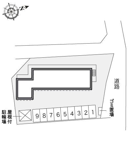三輪(24894)の駐車配置図