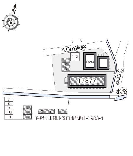 メルベーユ(17877)の駐車配置図