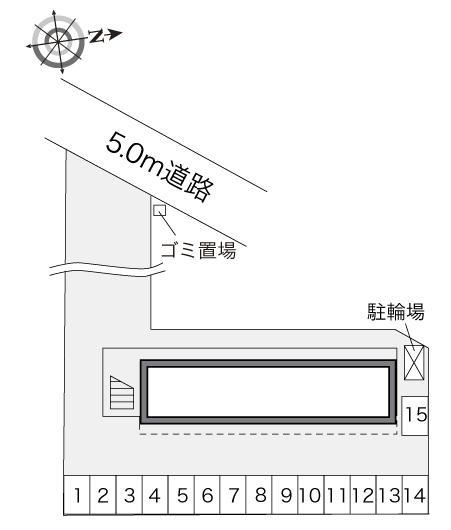 市柳(23631)の駐車配置図