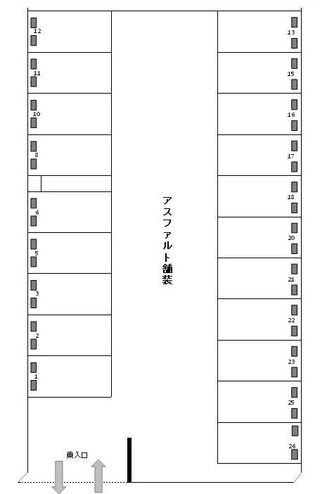 J-020の駐車配置図