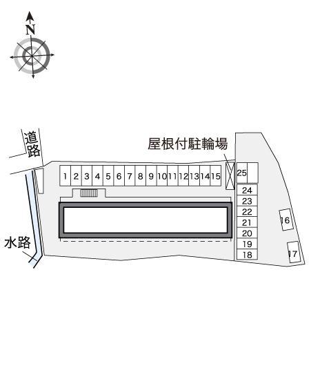 太田八幡(32137)の駐車配置図