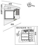 レオパレススペランサ明花(43848) 敷地外駐車場の駐車場