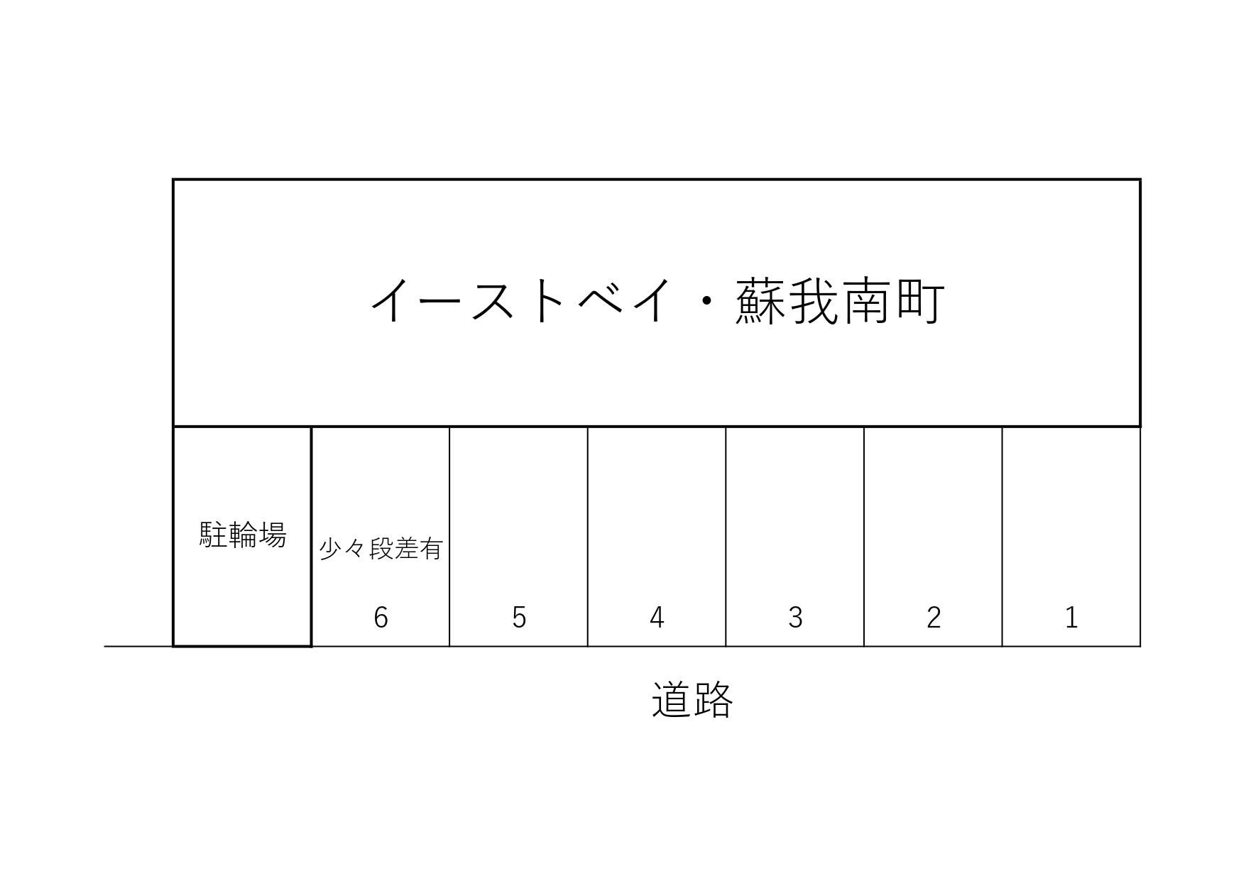 イーストベイ･蘇我南町駐車場の駐車配置図