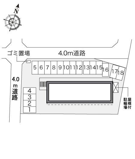 ナカダ(32047)の駐車配置図