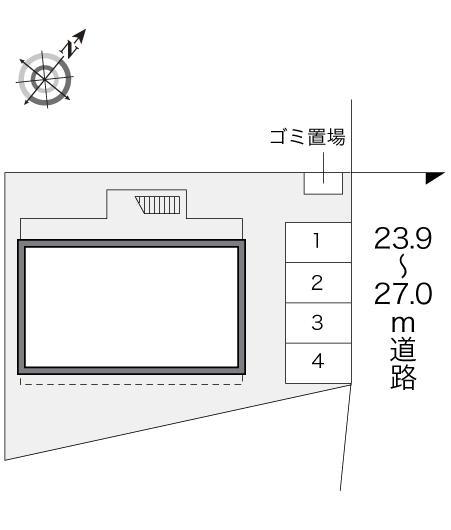 ピュア(21733)の駐車配置図