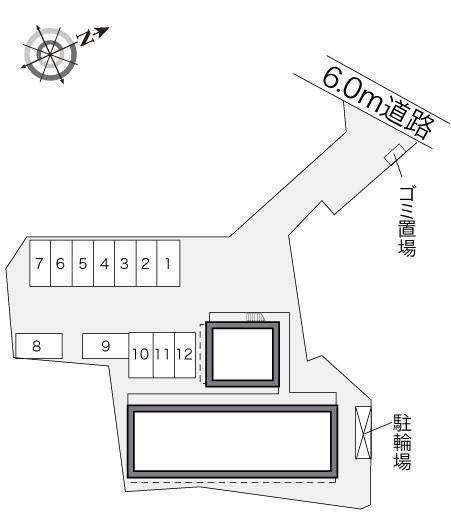 クリスタル(24552)の駐車配置図