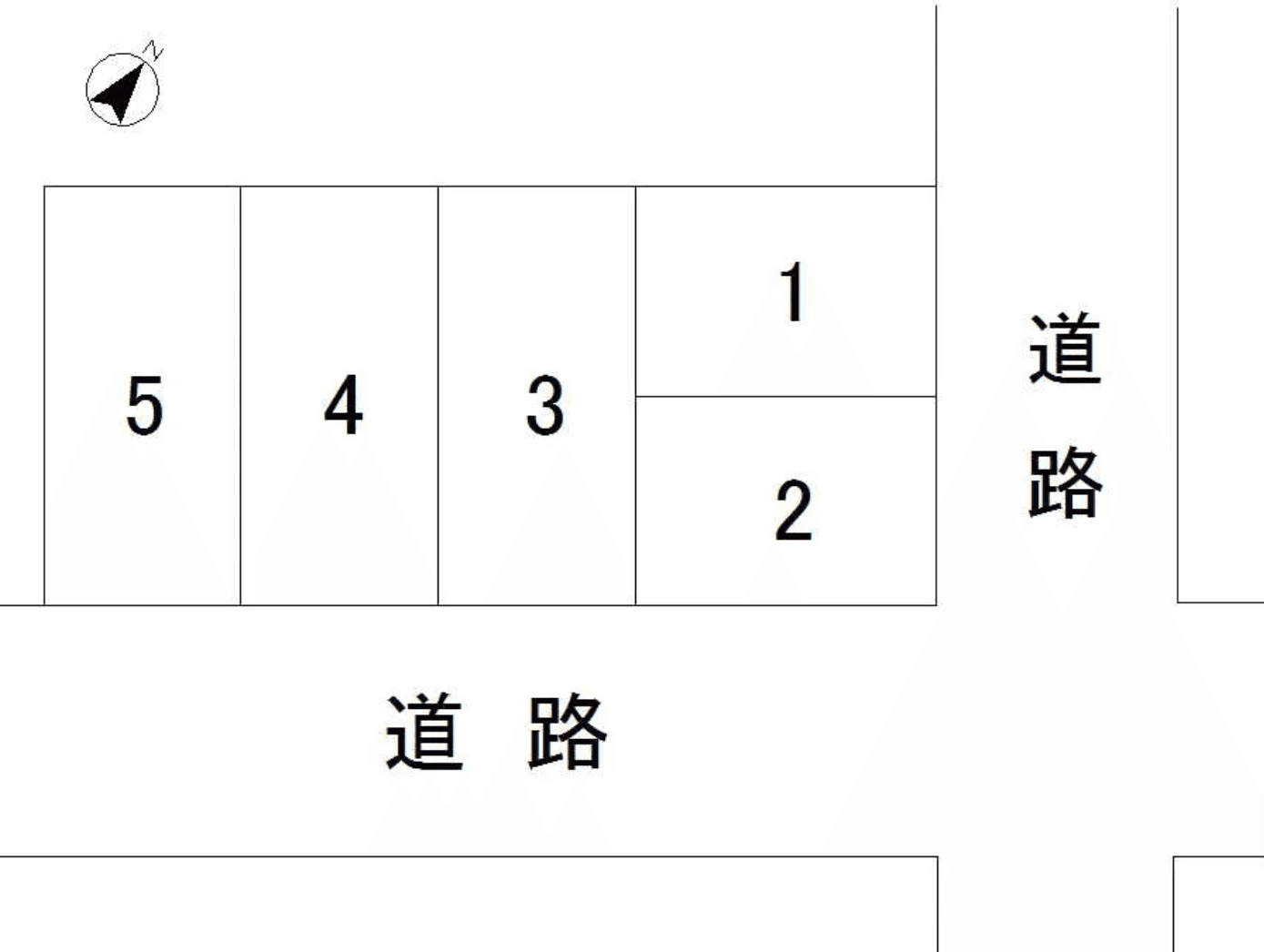 有明駐車場Ⅲの駐車配置図