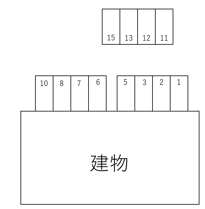 ＳＵＮ　ＦＬＥＸ・Ｍの駐車配置図