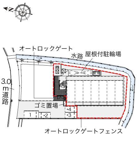 深草(42013)の駐車配置図